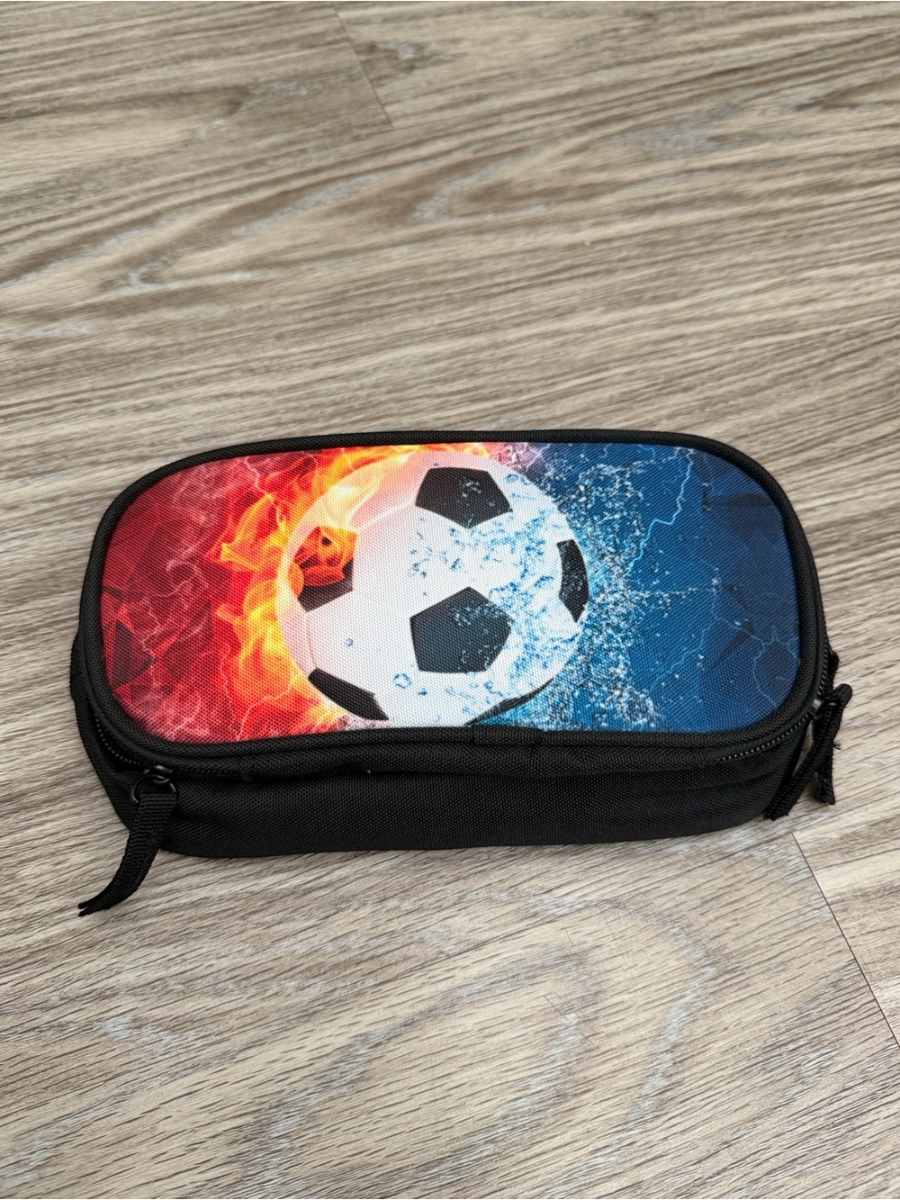 Soccer Ball Graphic Pencil Case